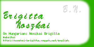 brigitta noszkai business card